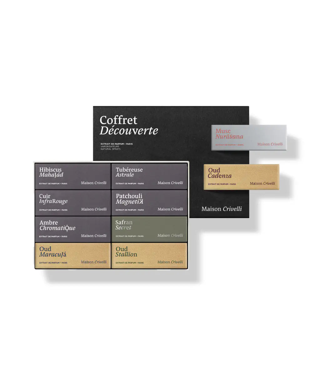Discovery Set Extraits(10x1,5ml) - Maison Crivelli