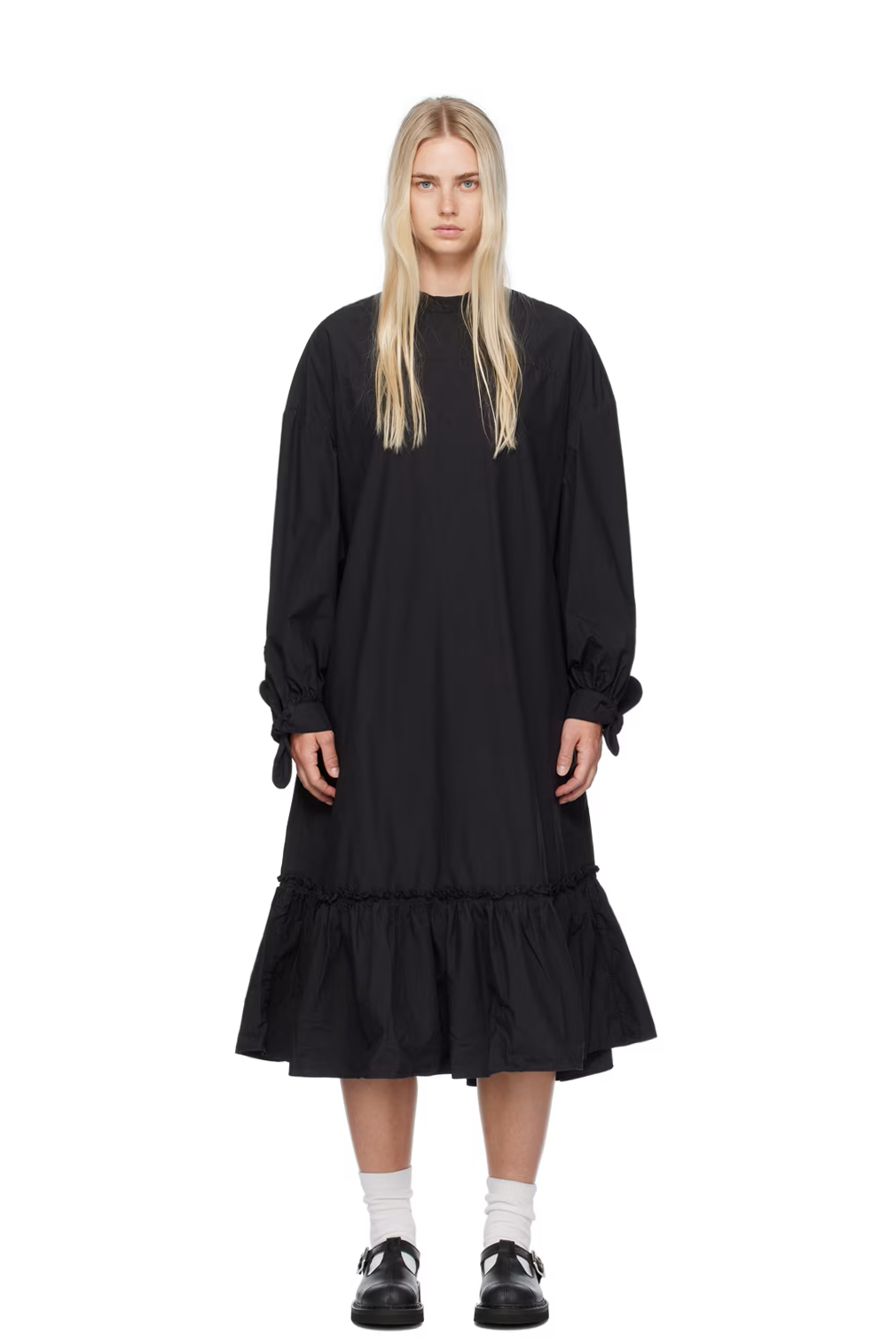 YMC Black Rushmore Midi Dress